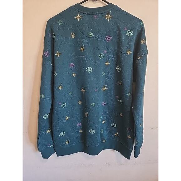 Boxlunch Disney The Princess and the Frog Tiana Embroidered Icons Sweatshirt S - Picture 6 of 9